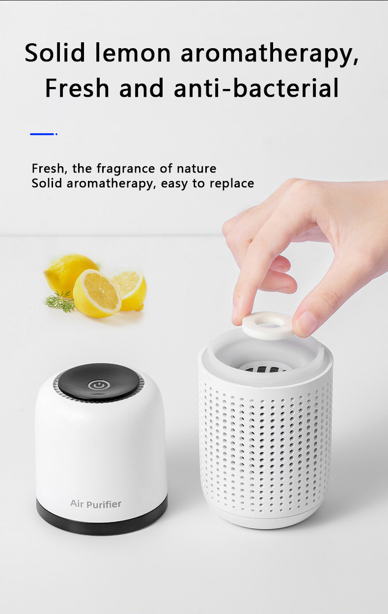 HOMEFISH Anion Car Air Purifier USB Charge DC5V/1000mAh