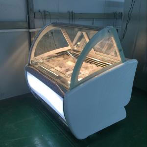 Quality 50Hz 220V Ice Cream Cabinet Display , Multipurpose Gelato Showcase Freezer wholesale
