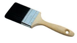 Quality Hollow Synthetic Black Bristle Paint Brush Polyester Filament wholesale