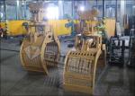 Heavy Duty Sorting Grapple , Building Demolition Grapple For Excavator