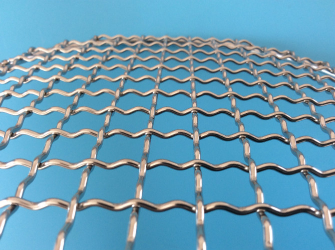Twill Weave Welded Ss201 1.0mm Round Bbq Grill Mesh