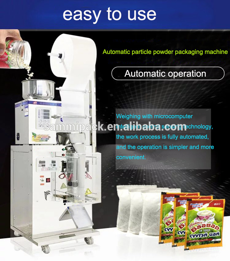 Plastic Bag Filling Sealing Spices Vertical Powder Packing Machine