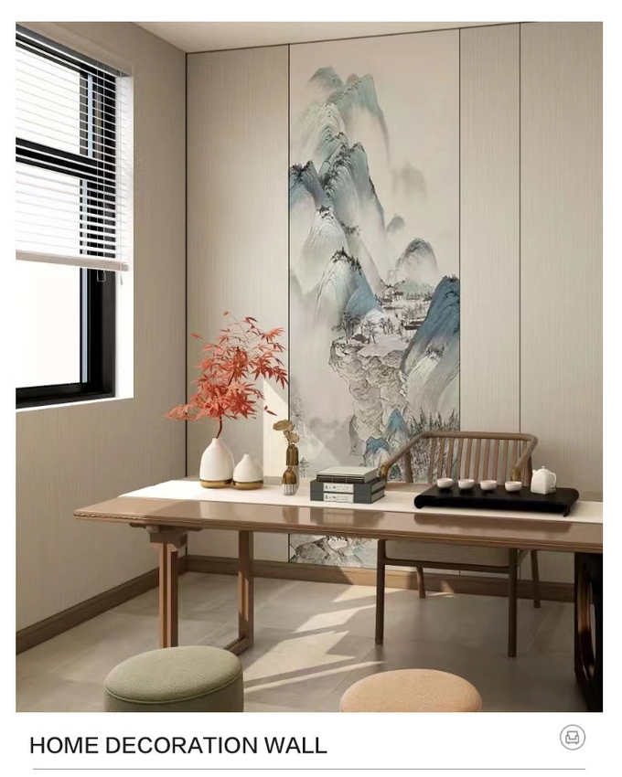 Hot Products Interior Decoration Waterproof Bamboo Charcoal Fabric Wall Panel