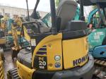 Used Komatsu PC20MR-2 Crawler Mounted Excavator Original Japan Working In Garden
