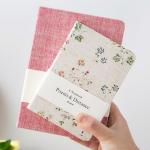 Exquisite Linen Cover Journal , Hard Cover Notebook With Blank / Lined Paper 128