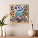12x12inch Owl Diamond Art Painting Kits Rhinestone Crafts Painting Set For