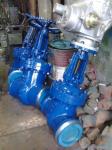 Bolted Bonnet Non Rising Stem Flanged Gate Valve Cast Iron With Electric