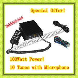 Quality CJB-200Z Car Siren, 200W, 2 light switches, 10 tones, volume adjustable wholesale