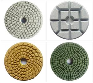 Quality 80mm Round Diamond Floor Polishing Pads Resin Bonded wholesale