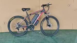 Quality Battery Operated 26 Electric Mountain Bike 48V With 21 Speed Gear wholesale