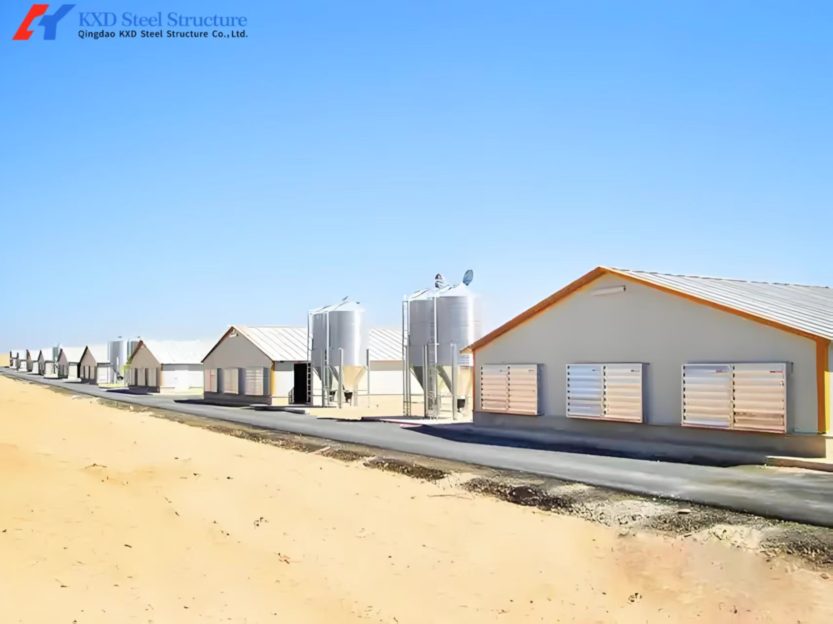 Prefab Steel Structure Poultry Farm Shed Chicken Farm House Building