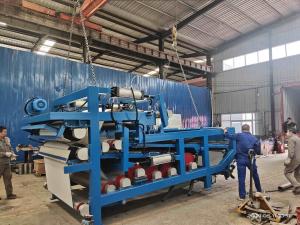 Quality Power 4kw Cassava Fiber Moisture Dewatering Machine Belt Press Machine wholesale
