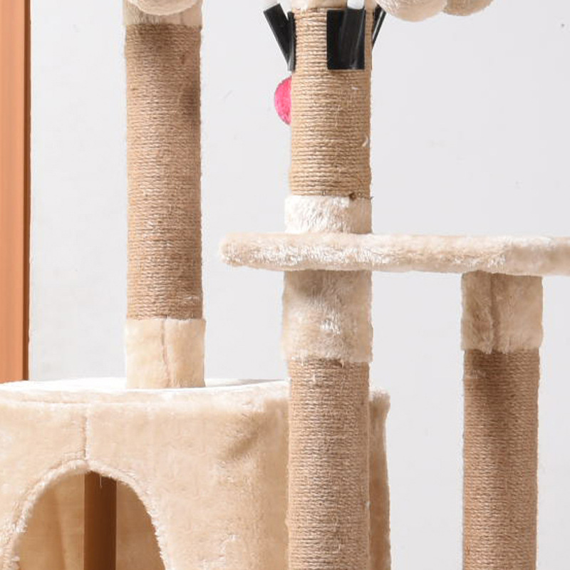 Maximize Your Cat's Playtime Wall Mounted Cat Scratching Post with Multi Level