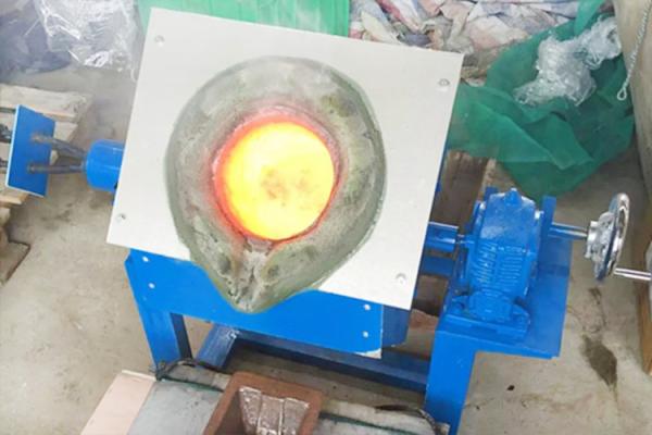 Cheap ISO 35kw Bronze Induction Melting Furnace 10kg Metal Melting Furnace for sale