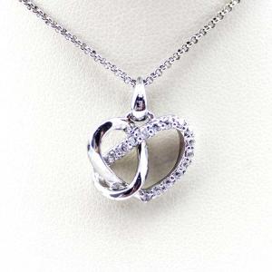 Quality Sterling Silver CZ Diamonds Heart Pendant Women Necklace (P-116) wholesale