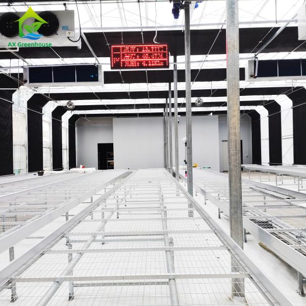 Vegetables Blackout Light Dep Green House 70m Length Caterpillar Tunnel