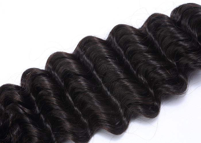 100% Cuticle Aligned Virgin Peruvian Hair Extension Deep Wave Natural and Smooth
