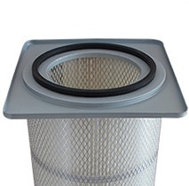 99.99% Polyester Coalescing Filter Cartridge Flat Type Dust Filter