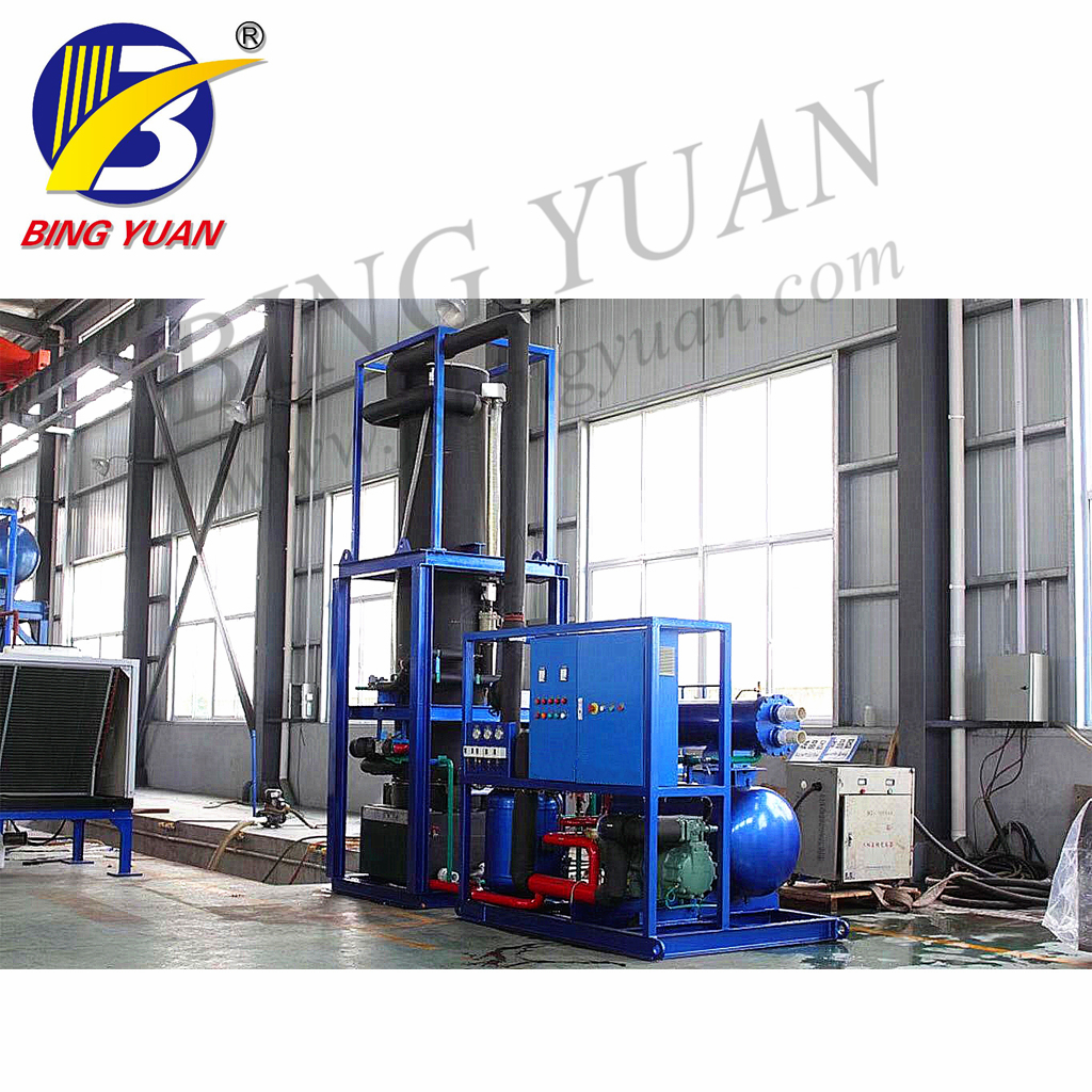 Air Cooling 7T 35mm Ice Tube Maker Machine , Stainless Steel Ice Maker