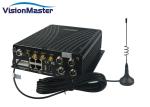 H.264 Standalone Mobile DVR For Vehicles Black 3G Mobile DVR With GPS