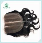Lace top closure 5''x5''brazilian virgin hair natural color body wave 10''-24''L