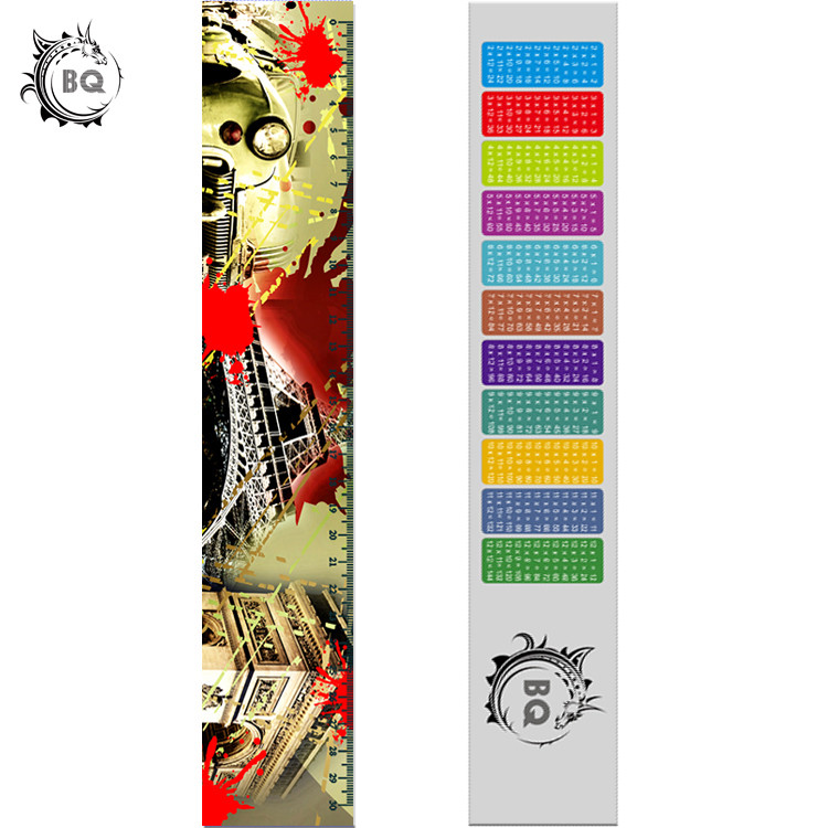 Custom 5.4x31cm Mcdonald Lake 3d Lenticular Ruler PET Material For Student Stationery