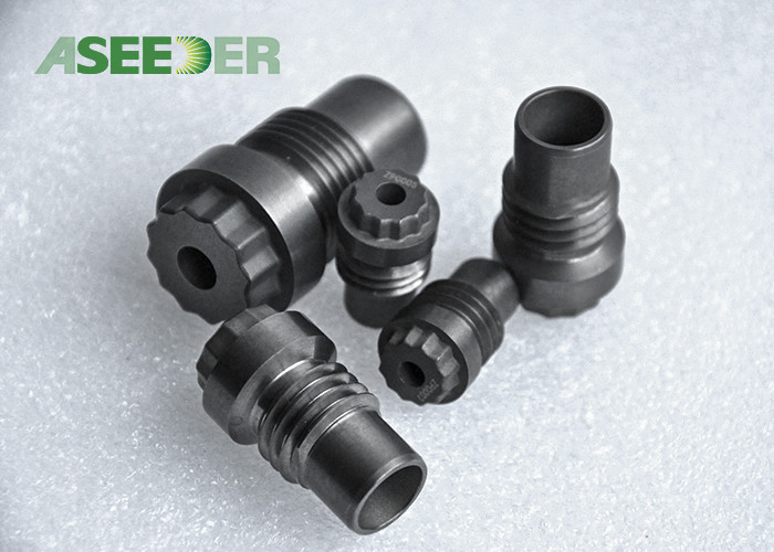 Strong Oil Spray Head Thread Nozzle , OEM Tungsten Carbide Blasting Nozzle