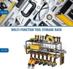 Pegboard Power Tool Organizer Carbon Steel Wall Mount Garage Storage Screwdriver
