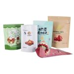 Kraft Paper Plastic Zipper Packaging Bags Custom Gravure Printing OEM