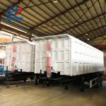 3 Axle Hydraulic Cylinder Tipper Dump Semi-Trailer 9000*2500*1600 mm Customerize