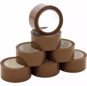 Quality Bopp Packing Strong Adhesive Sealing Carton Box Brown Shipping Parcel Tape wholesale