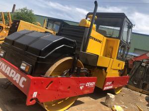 Quality Used DYNAPAC CC421 Double Drum Road Roller Compactor wholesale