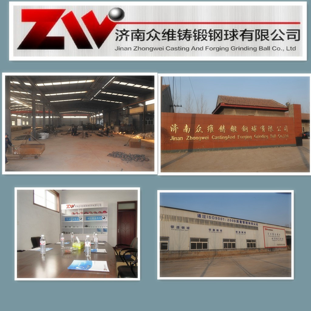100-130mm forged steel ball for aluminium and bauxite companies