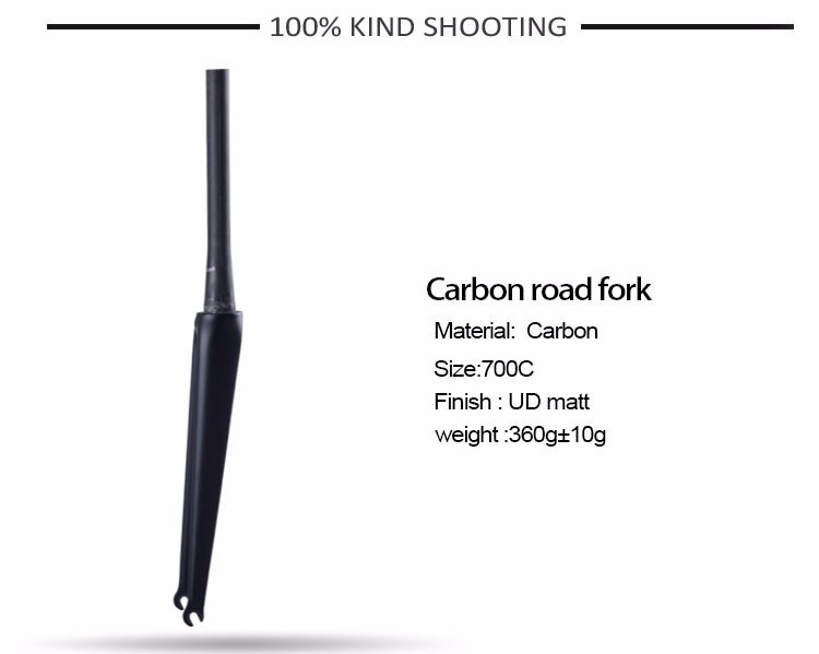 T800 UD 700C Racing Carbon Road Bike Fork V Brake Suspension Fork