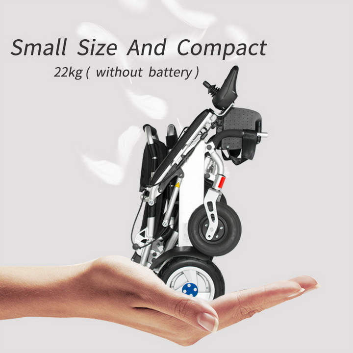Brushless Motor Disabled Electric Wheelchair With 24V 8Ah Battery