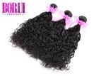 No Shedding Malaysian Water Wave Hair , Cuticle Aligned Virgin Hair Natural