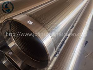 Quality 406mm Stainless Steel 1.0mm Slot Wedge Screen Filter For 300 Meters Deep Wells wholesale