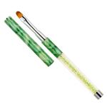 Macaron Nylon Nail Painting Brush Crystal Uv Gel Rhinestones Nail Drill Pen