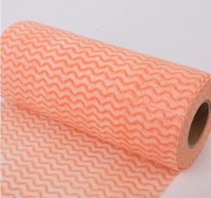 Quality Perforated Disposable Kitchen Washcloths , Practical Multi Purpose Cloth Wipes wholesale