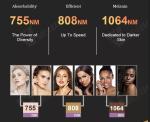 Trio 3 Wavelengths Diodo Laser 755/808/1064nm for Alexandrite Ice Laser Hair