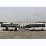 6M Battery Electric Mini Bus City 14 Seater Leaf Spring Suspension.