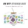 Buy cheap Custom Size UV DTF Design Cup Wrap Transfers For Libbey Glass Tumblers from wholesalers