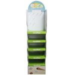 Commercial Cardboard Floor Displays For Toys Promotion Pantone Printing