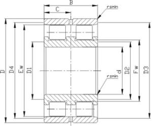 Quality Precision Cylindrical Roller Bearings: SL0248 series cylindrical roller bearing SL024836 wholesale