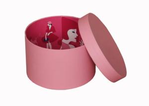 Quality Portable Round Clothing Gift Paper Packaging Boxes Custom Size wholesale