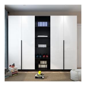 Quality 2D/3D PANEL Wood Style Glossy Bedroom Cabinet Sliding Door Wardrobe in Australia Standard wholesale