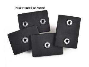 Quality Rubber Coated Neodymium Magnetic Assembly with Strong Suction wholesale
