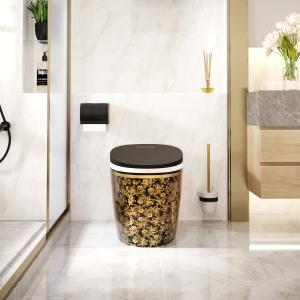 S Trap Elongated 1 Piece Smart Toilet High Efficiency Automatic Flush