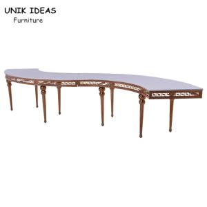 Quality Nesting Hall Round Banquet Foldable Table Circular Party Stainless Steel wholesale
