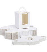 Customized Color 10x10x10 Square Cake Boxes for Packaging Desserts and Pastries